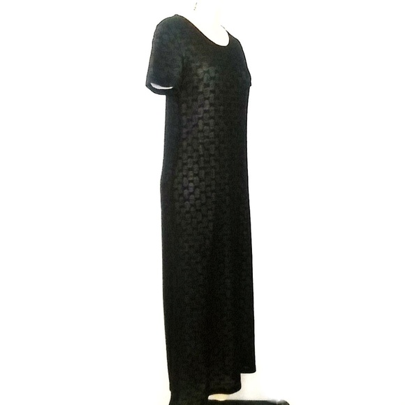 SOLD*Y's Yohji Yamamoto Black Maxi Dress Polka Dot - Picture 3 of 7